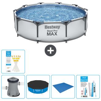 Bestway Piscina Bestway Steel Pro Max Redonda - 305x76 Cm - 8-piezas S22766