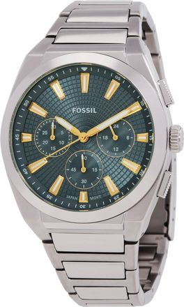 Fossil Everett Chronograph Quartz Blue Dial Mens Watch FS6154
