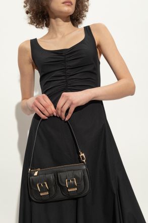 Michael Michael Kors Zoe Handbag, Womens, Black