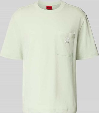 HUGO BOSS Regular Fit T-Shirt aus reiner Baumwolle Modell DARRO in Mint, Gr&ouml;&szlig;e XXL
