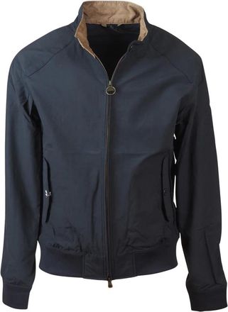 Barbour Rectifier Harrington Jacket - Heren - Zomerjassen - Blauw - 2XL - Katoen - Jassen