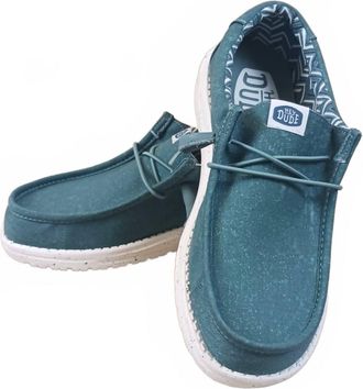 Hey Dude MenS Wally Stretch Canvas In North Atlantic