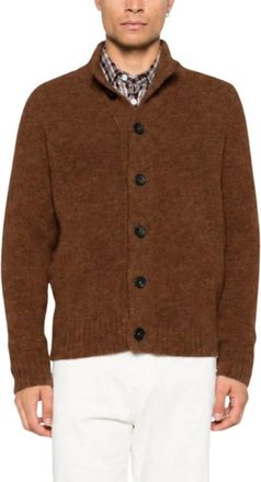 FILIPPO DE LAURENTIIS Cardigan Girocollo - - Knitwear - Uomo - Marrone - M