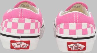 Vans Classic Slip-On Checkered Canvas Sneakers - Pink