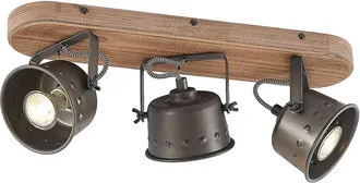 Lindby Lindby Foco Hal&oacute;geno rubinjo En Negro De Metal