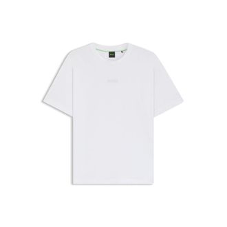 BOSS Cotton-jersey T-shirt with logo detail