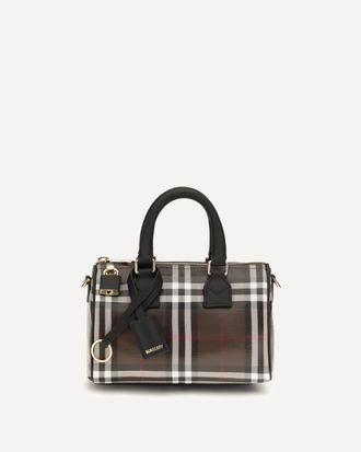 Burberry Borsa a Mano Check Bowling Mini Woman UNI
