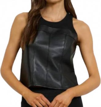 La Made Yvette Tank Top In Black