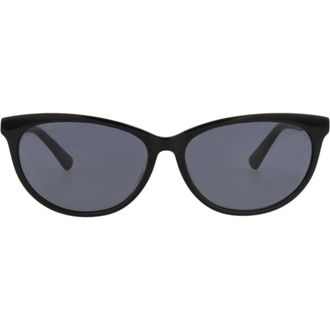 McQ by Alexander McQueen 53mm Cat Eye Sunglasses in Black Black Grey at Nordstrom Rack