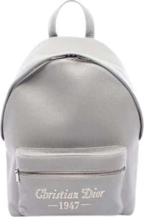 Dior Pre-owned Rider 1947 Leren Rugzak - Heren - Vintage Rugzakken - Grijs - ONE Size - Leer - Vintage