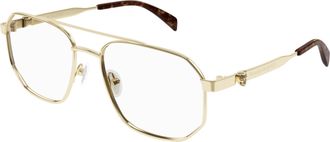 Alexander McQueen Demo Pilot Mens Eyeglasses AM0459O 002 57