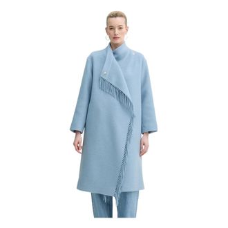 Iro Iro, Dames, Mantels, Blauw, Maat: S Katoen