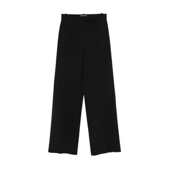 Circolo 1901 Wide Trousers, female, Black, Size: 2XS Wide Trousers