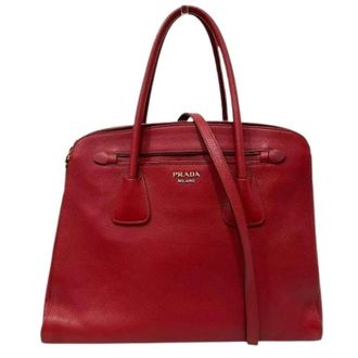 Prada Pre-owned Handbags, female, Red, Size: ONE SIZE Pre-owned Vintage Shoulder Bag