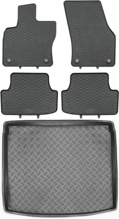 OEM Juego De Alfombrillas De Goma Para Coche Y Maletero Para Seat Ateca Suv A Partir De 2016