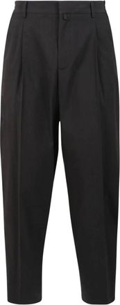 Maison Margiela Rechte broek met wol - Heren - Broeken - Grijs - Maat: S Wol