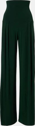 Norma Kamali Pleated wide-leg pants