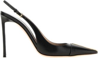 Tom Ford Schoenen, Dames, Zwart, 37 EU, Shiny Kid Slingback