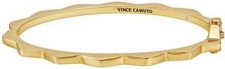 Vince Camuto Geometric Hinged Bangle Bracelet in Gold at Nordstrom Rack