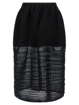 Issey Miyake Moving Knit Skirt