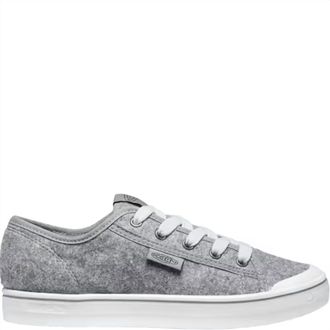 Keen Womens Elsa Lite Sneakers In Grey Felt/raven