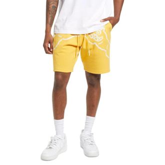Icecream Icecream Cherry Shorts Mens Yolk Yellow Cotton Graphic Drawstring Waist FROG501