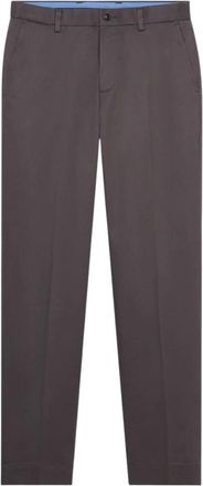 Brooks Brothers Slim Fit Advantage Stretch Chino - Heren - Nette broeken - Grijs - W34 - Katoen - Broeken