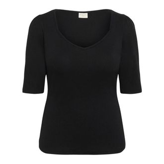 Kaffe Curve Niela Pullover - Dames - Truien - Zwart - Maat: L Wol