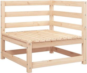 vidaXL Sof&aacute; Esquinero De Jard&iacute;n Madera Maciza De Pino 70x70x67 Cm Vidaxl
