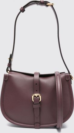 Etro Mini borsa a spalla Pony in pelle di vitello liscia con patta e fibbia