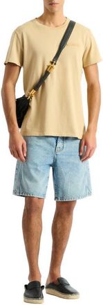 Balmain Embroidered Balmain Vintage T-shirt in Beige at Nordstrom, Size Xxx-Large
