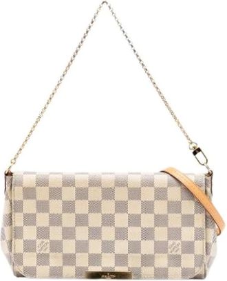 Louis Vuitton Pre-owned Shoulder Bags, female, White, Size: ONE SIZE Pre-owned The Favorite MM