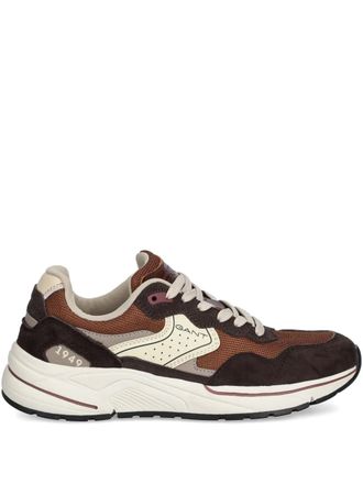 GANT Jaybro panelled lace-up sneakers - Bruin