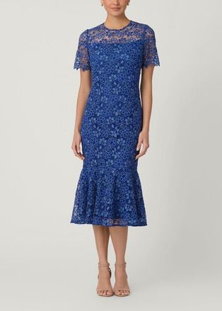 Shoshanna Poppi New Paltz Lace Dress in Navy at Nordstrom, Size 4
