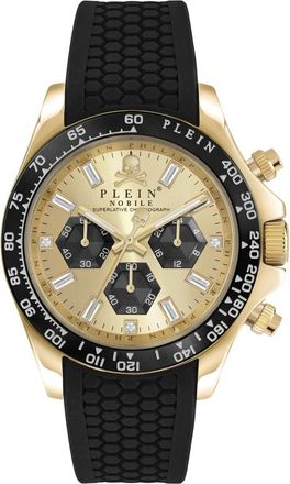 Philipp Plein Accessoires, Heren, Zwart, ONE Size, Nobile Chronograaf
