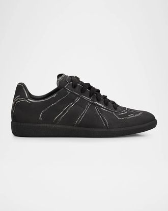 Maison Margiela Men & apos;s Replica Suede Low-Top Sneakers