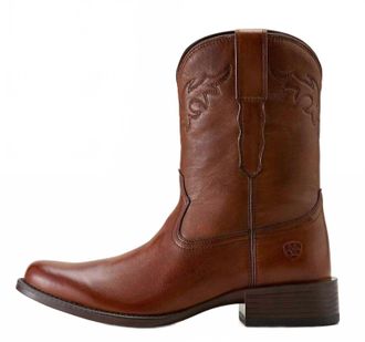 Ariat Mens Sonoro Zip Side Dress Western Boot In Cinnamon