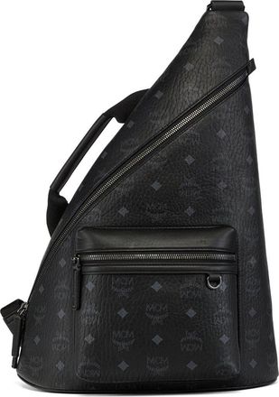 MCM Medium Aren Sling in Visetos in Bk at Nordstrom