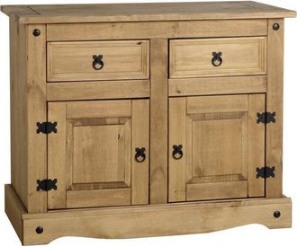 Seconique Seconique Corona Mexican Pine 2 Door 2 Drawer Sideboard