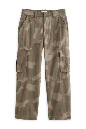 Pistola Denim Womens Addie High Rise Cargo Trouser In Camo