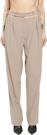 Nensi Dojaka Tailored Trousers With Tulle Inserts