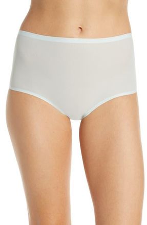 Chantelle Soft Stretch High Waist Briefs in Crystal Blue at Nordstrom
