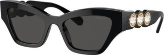 Swarovski Sk 6021 Zonnebril - unisex - Zonnebrillen - Zwart - 53 MM - Accessoires