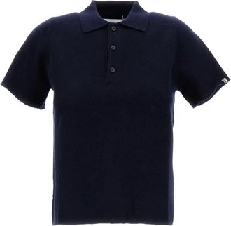 Extreme Cashmere Poloshirt van kasjmiermix - Blauw