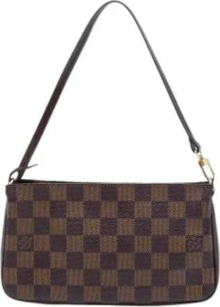 Louis Vuitton Pre-owned Pochette Accessoires - Dames - Pre-owned - Bruin - Maat: ONE Size Leer