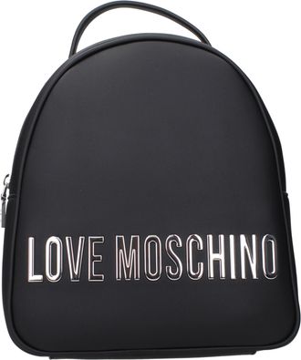 Love Moschino Zaini E Pochette Eco Friendly Donna Poliuretano Nero/Argento