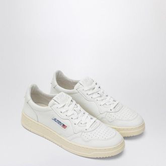 Autry White Medalist Sneakers In Super Soft Nappa