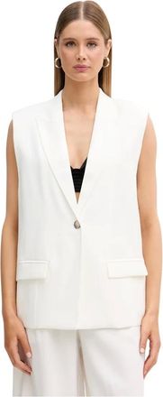 Vicolo Mujer, Chaquetas, Blanco, Talla: S