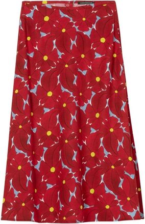 Luisa Cerano Midi Rok 4642 - Dames - Midirokken - Veelkleurig - L - Rokken