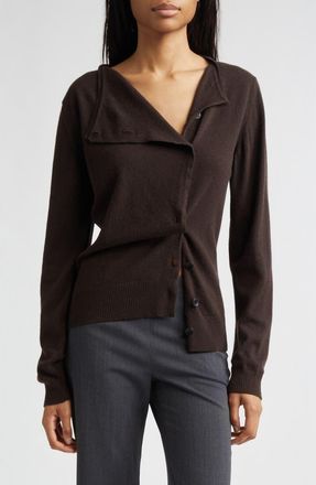Paloma Wool Donalti Extrafine Merino Wool Cardigan in Taupe at Nordstrom, Size Medium